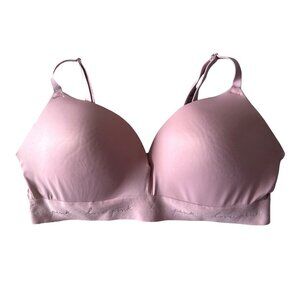 Victorias Secret Pink Wireless Push-Up Bra 38D Comfort Wear Everywear
